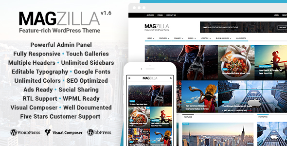 MagZilla v1.6.0 - For Newspapers, Magazines and Blogs
