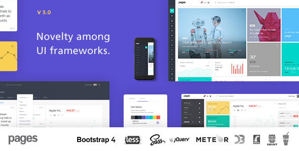 Pages v3.0.0 - Bootstrap 4 Admin Dashboard Template