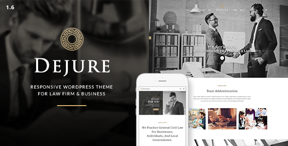 Dejure v1.5.10 - Responsive WP Theme for Law firm & Business