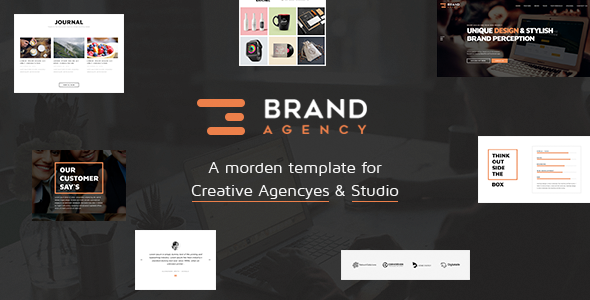 Brand Agency v1.1 - One Page HTML Bootstrap Template for Agency