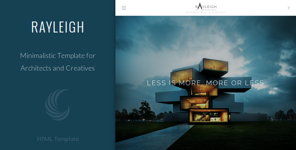 Rayleigh v1.0 - A Responsive Minimal Architect Template