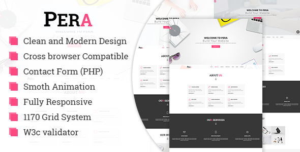 Pera - HTML5 Responsive Agency Template