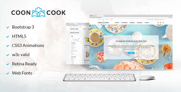 CoonCook - HTML Template for Online Store