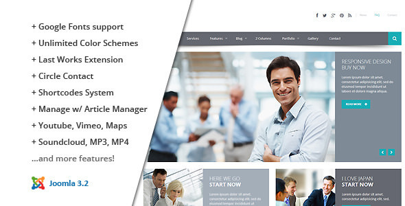 Cacoon v1.0.4 - Responsive Business Joomla Template