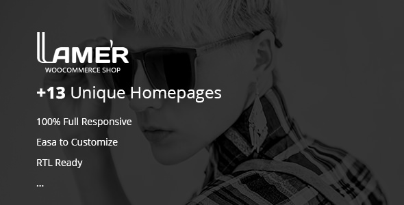 Lamer Fashion v1.5 - WooCommerce WordPress Theme