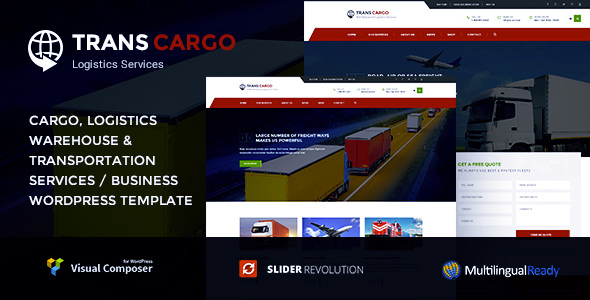 Trans Cargo v2.1.2 - Transport and Logistics WordPress
