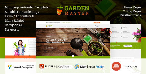 Garden Master v1.3.0 - WordPress Agriculture and Lawn Shop theme