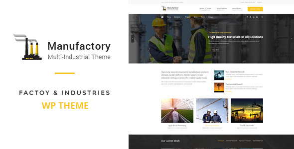 Manufactory v1.0 - Multi-Industrial WordPress Theme