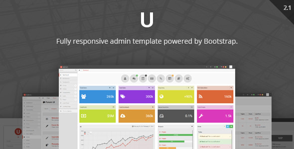 uAdmin v2.1 - Responsive Admin Dashboard Template
