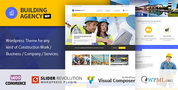 Building Agency v1.3.3 - Construction WordPress Theme