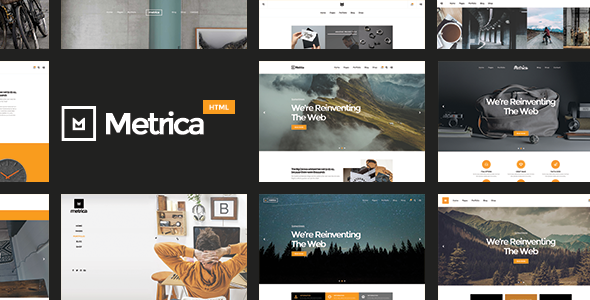 Metrica - Highly Flexible Component Based HTML5 Template