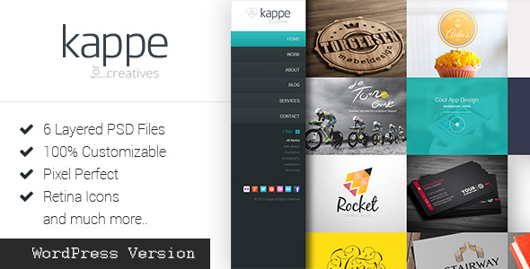 Kappe v2.1 - Full Screen Portfolio and Blog WP Theme