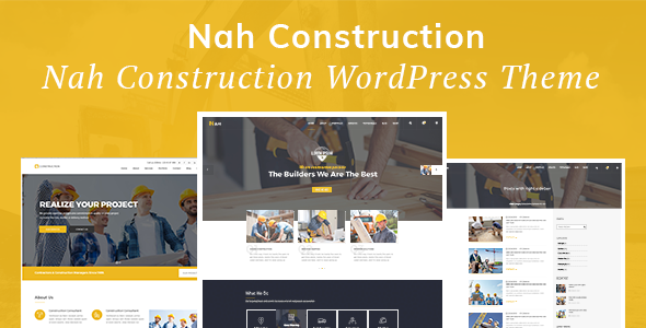 Nah v1.1.1 - Construction, Building Business Theme