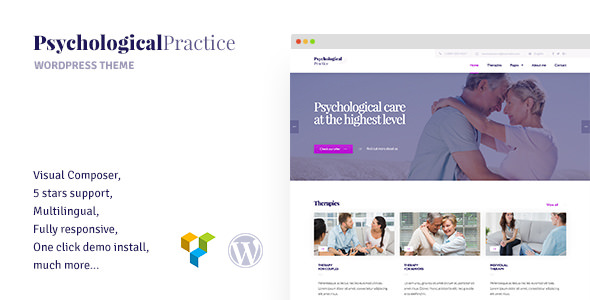 Psychology v1.7 - WordPress theme for Psychological Practice