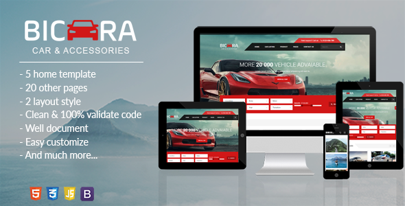BICARA - Car Dealer HTML Template