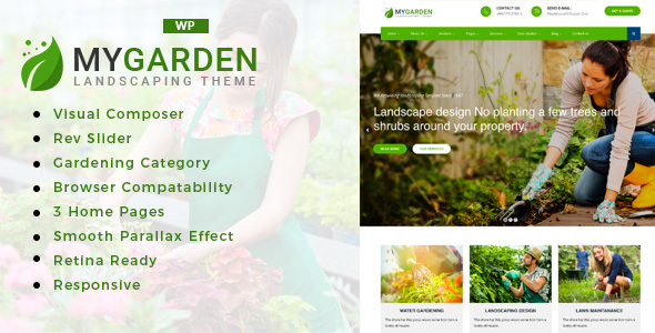 My Garden v1.0 - Gardening WordPress Theme