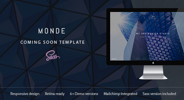 Monde - Creative Coming Soon & Maintenance Mode Template