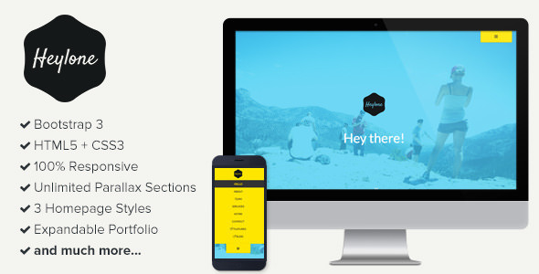 Heylone v1.2 - Responsive One Page Parallax Template