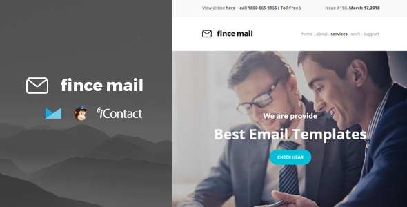 Fince Mail v1.0 - Responsive E-mail Template + Online Access