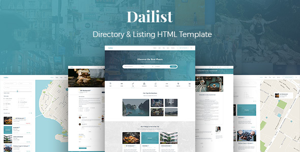 Dailist - Directory & Listing HTML Template