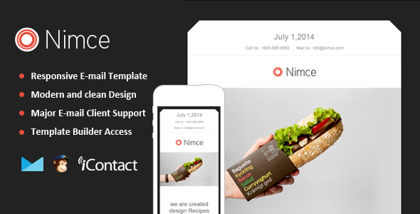 Nimce v1.0 - Responsive Email + Themebuilder Access