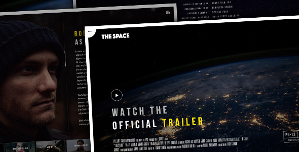 The Space v1.5.3 - Single Film Campaign WordPress Theme