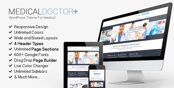 MedicalDoctor v5.0 - Themeforest WordPress Theme For Medical