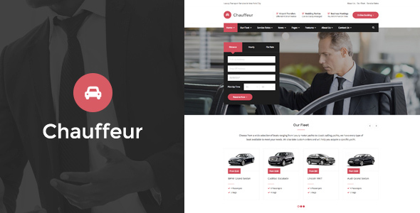 Chauffeur v1.2.5 - Limousine, Transport And Car Hire WP Theme