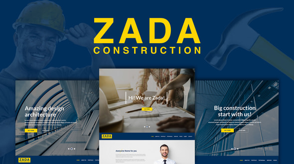 Zada v1.0 - Construction WordPress Theme