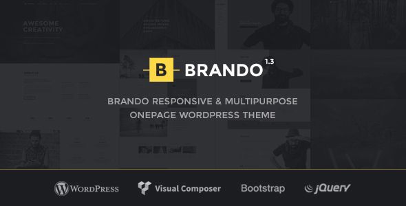 Brando v1.3.1 - Responsive and Multipurpose OnePage Theme