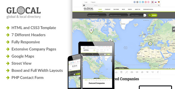 Glocal - Responsive Directory Template - Updated