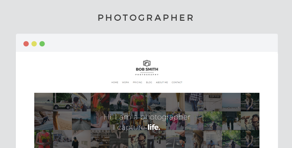 Photographer v1.3 - A Template For Photographers