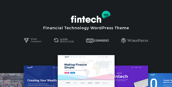Fintech WP v1.0.8 - Financial Technology and Services