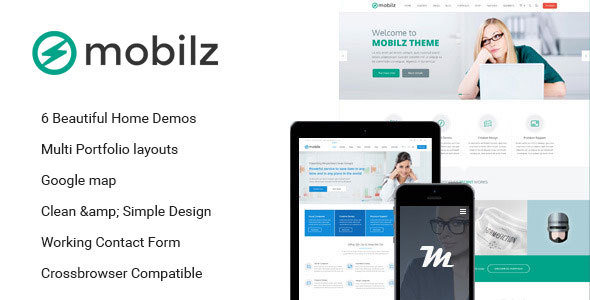 Mobilz - Responsive Multi-Purpose HTML Template