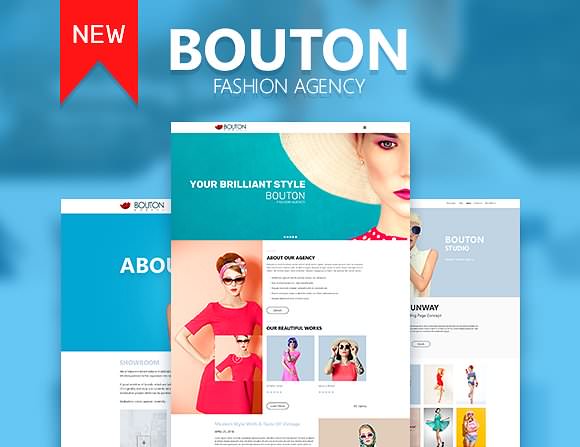 Bouton Fashion & Modeling Site Theme