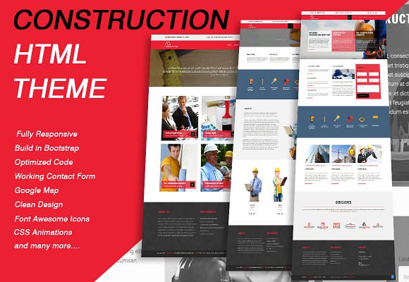 Paloma - building construction HTML Template