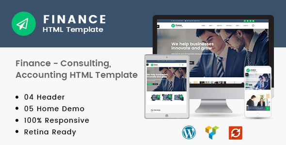 Finance - Consulting, Accounting HTML Template