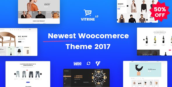 Vitrine v1.0.1 - WooCommerce WordPress Theme