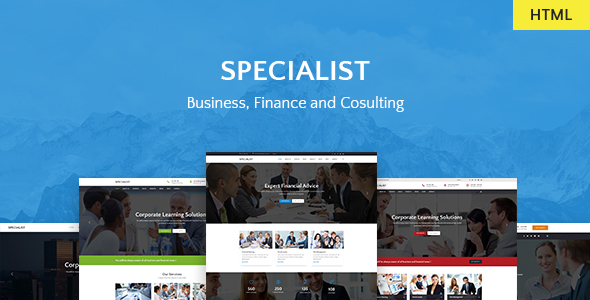 Specialist - Multipurpose Business & Financial, Consulting, Accounting, Broker HTML Templates