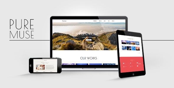 Puremuse v1.3 - Clean Muse Template for Portfolios & Creatives