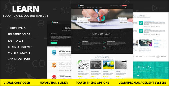 Learn v1.6 - Education, eLearning WordPress Theme