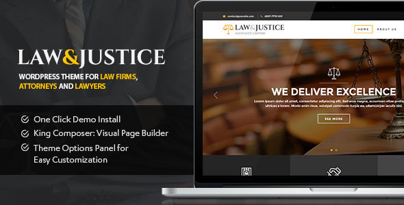 Law & Justice v1.1.5.3 - Law Firm, Lawyers & Attorneys Theme