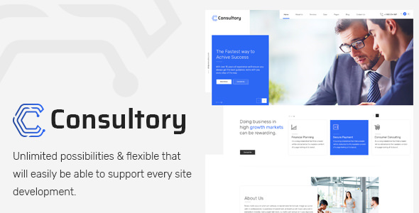 Consultory - Multiuse Business, Finance, Industrial Template