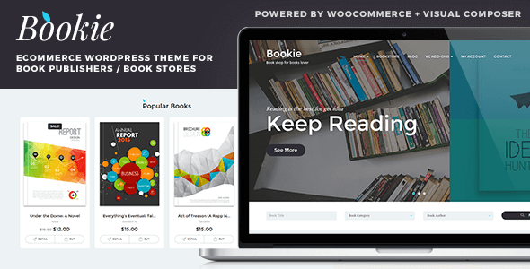 Bookie v1.4.2 - WordPress Theme for Books Store