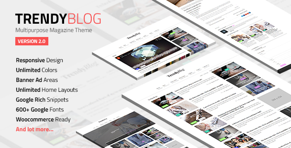 TrendyBlog v2.1.0 - Multipurpose Magazine Theme