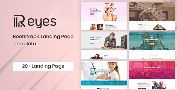 Reyes - Bootstrap 4 Landing Page Template
