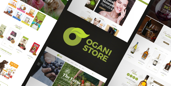 Ogani - Organic, Food, Pet, Alcohol, Cosmetics Responsive Magento Theme