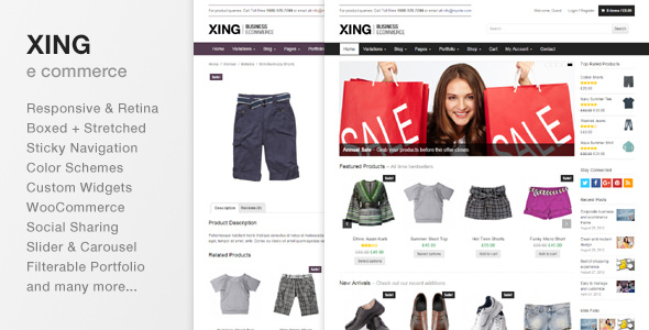 Xing v2.0.1 - Business / ecommerce WordPress Theme
