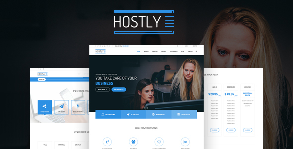 HOSTLY - Responsive HTML5 Template