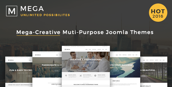 Mega v1.2 - Responsive Multi-Purpose Joomla Theme
